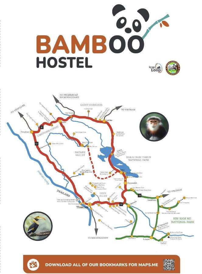Bamboo Hostel Thakhek Zewnętrze zdjęcie